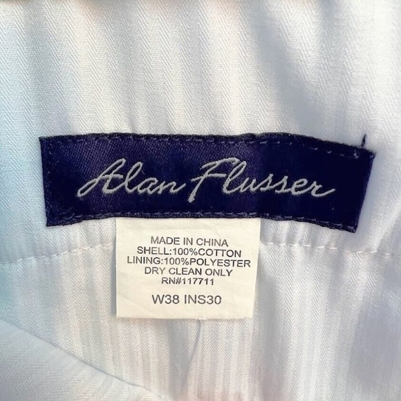 Men’s Alan Flusser seersucker pants - Picture 2 of 6